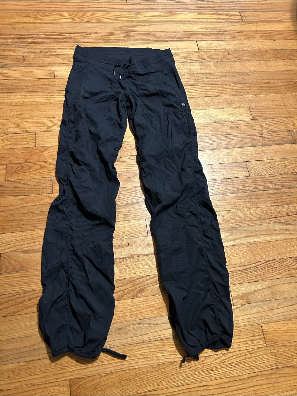 lululemon athletica Black Drawstring Track Pants